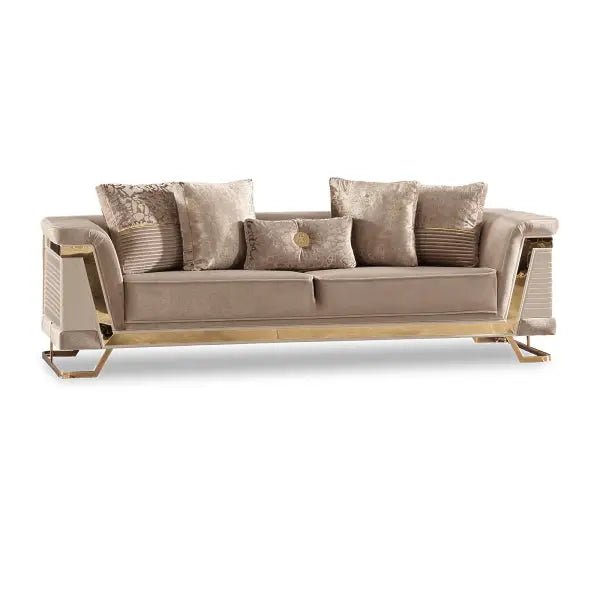 Rixos Stationary Livingroom Sofa Beige - Ferro Furniture