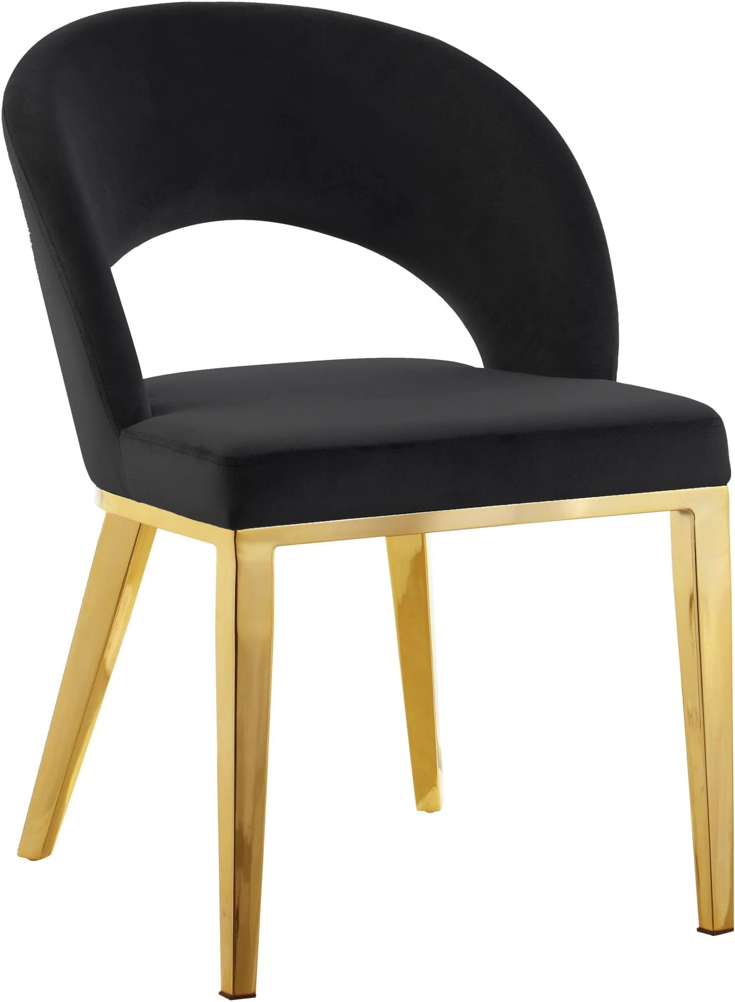 Roberto - Dining Chair with Gold Legs - Ferro Furniture