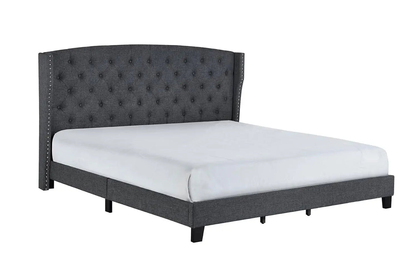 Rosemary - King Bed - Gray - Ferro Furniture