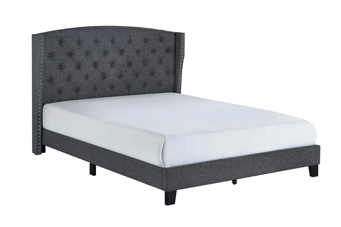 Rosemary - Queen Bed - Gray - Ferro Furniture