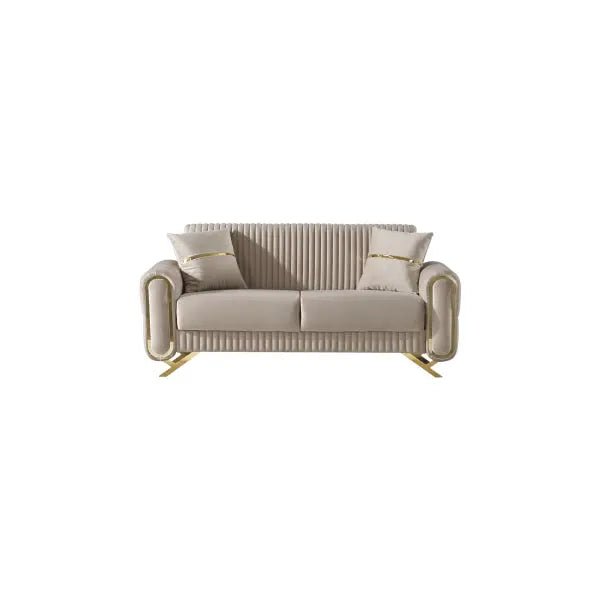 Royal Convertible Loveseat Beige - Ferro Furniture