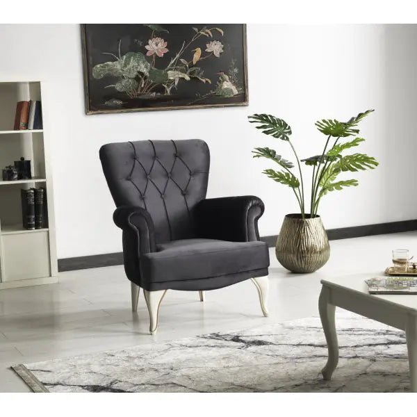 Rozet Chair Antrasit - Ferro Furniture