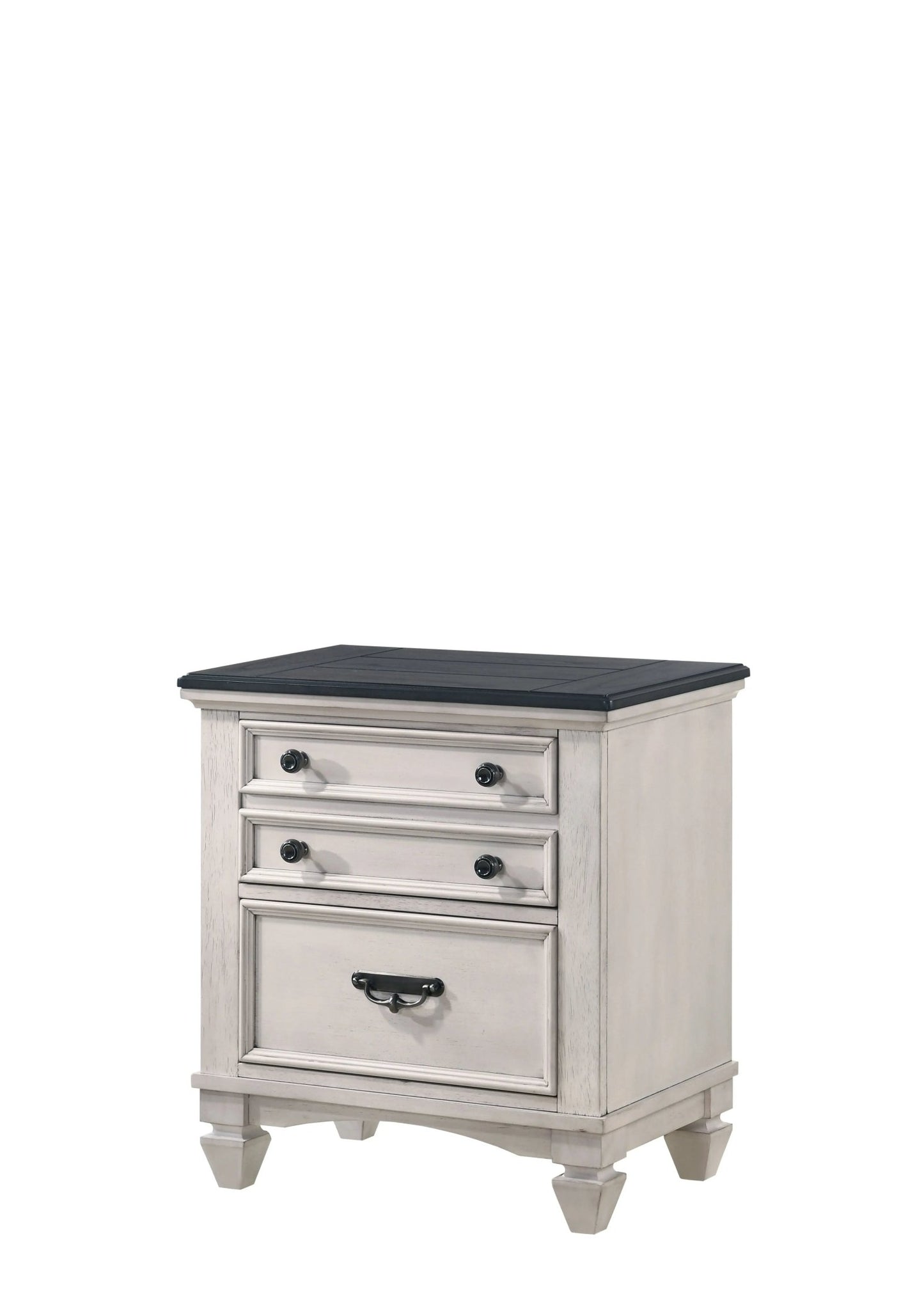 Sawyer - Accent Nightstand - Beige - Ferro Furniture