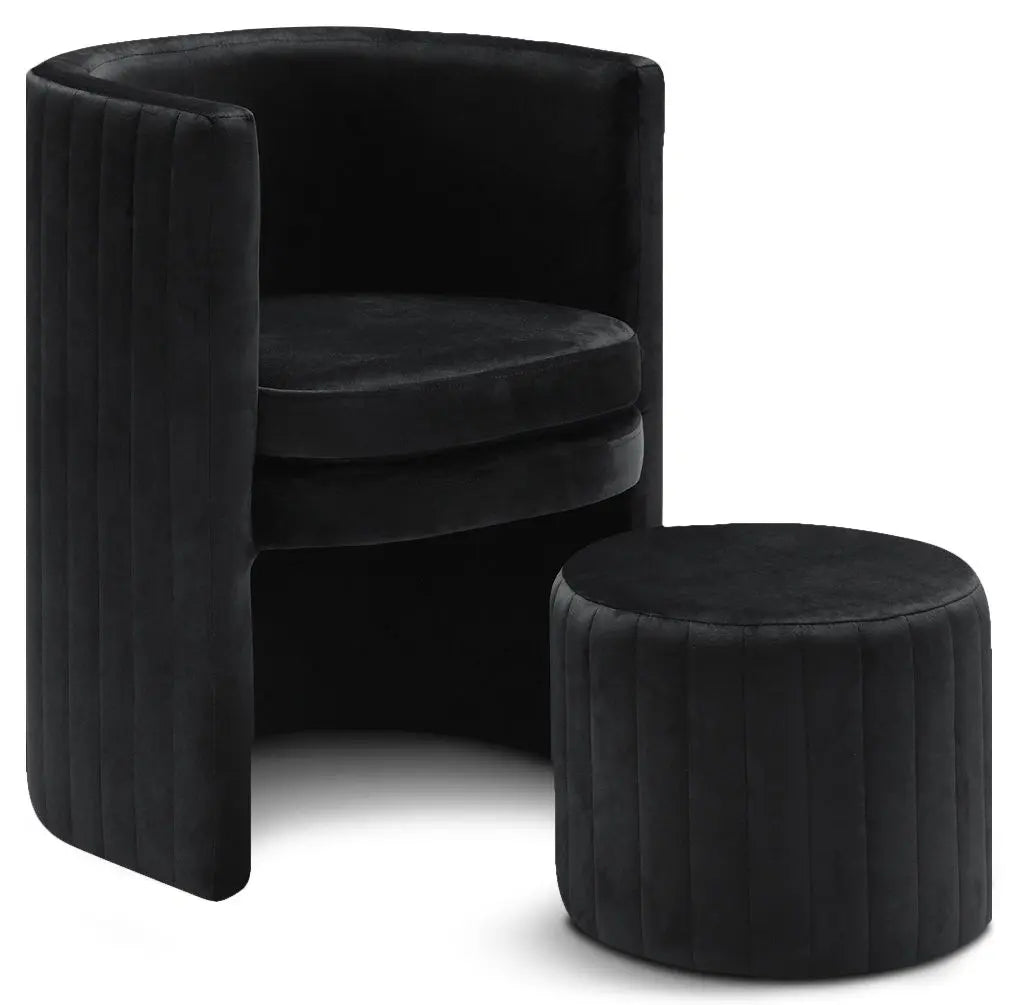 Selena - Accent Chair and Ottoman Set - Ferro Furniture