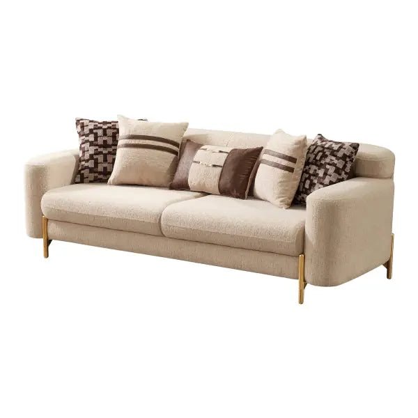 Shelby Stationary Livingroom Sofa Beige - Ferro Furniture