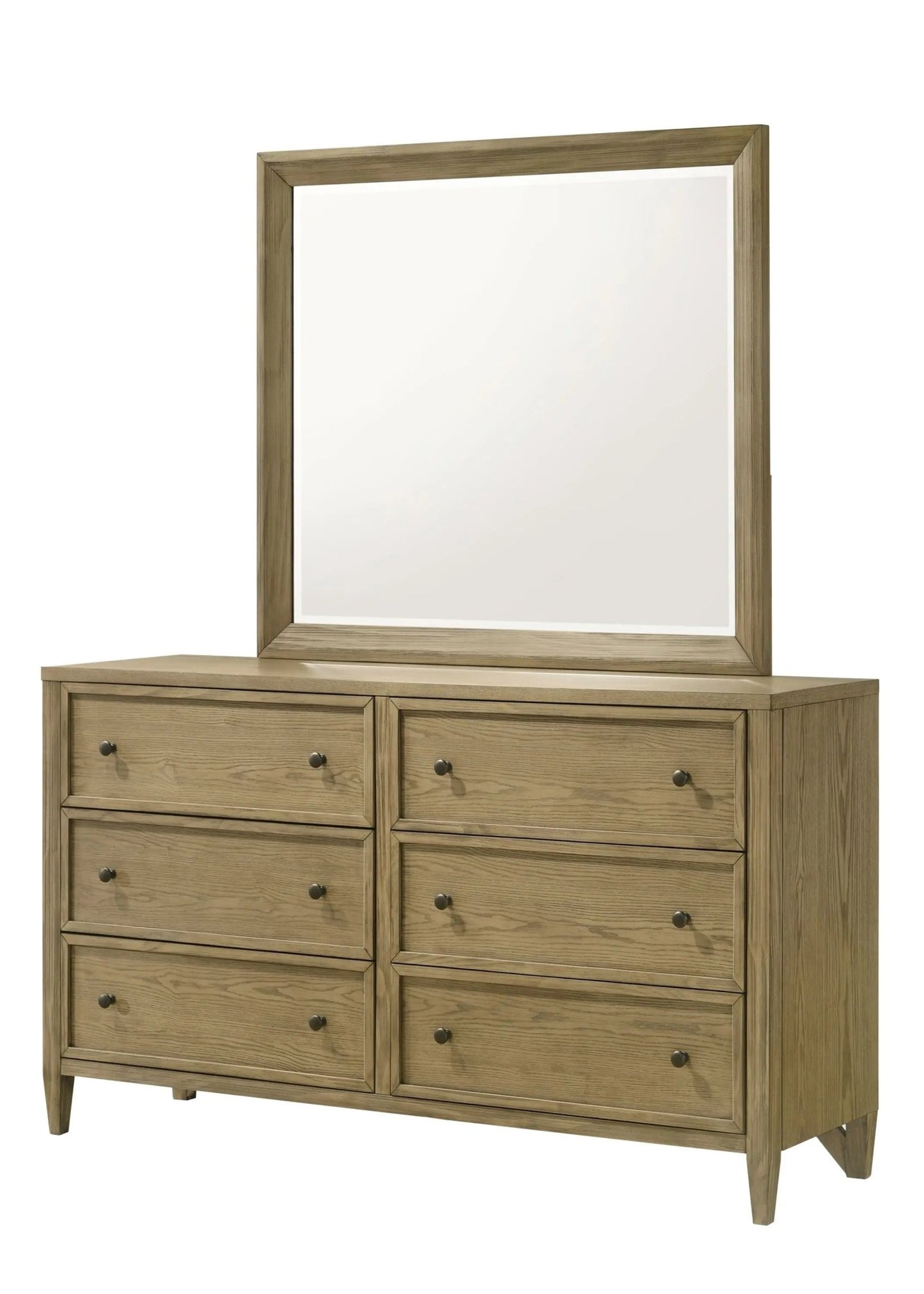 Sienna - Dresser & Mirror - Ash - Ferro Furniture