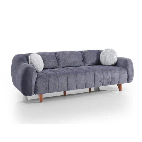 Snowy Stationary Livingroom Sofa Anthracite - Ferro Furniture
