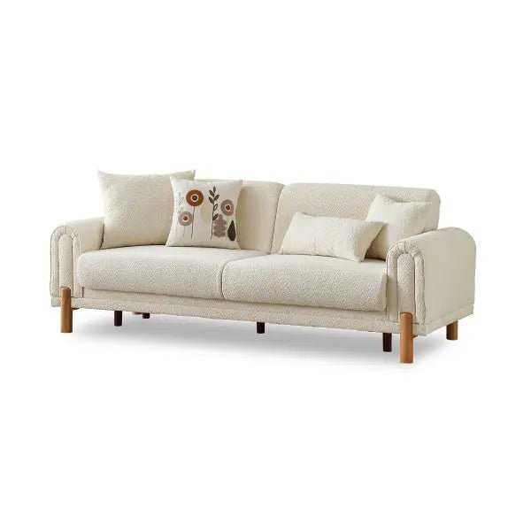 Soho Convertible Livingroom Sofa Cream - Ferro Furniture
