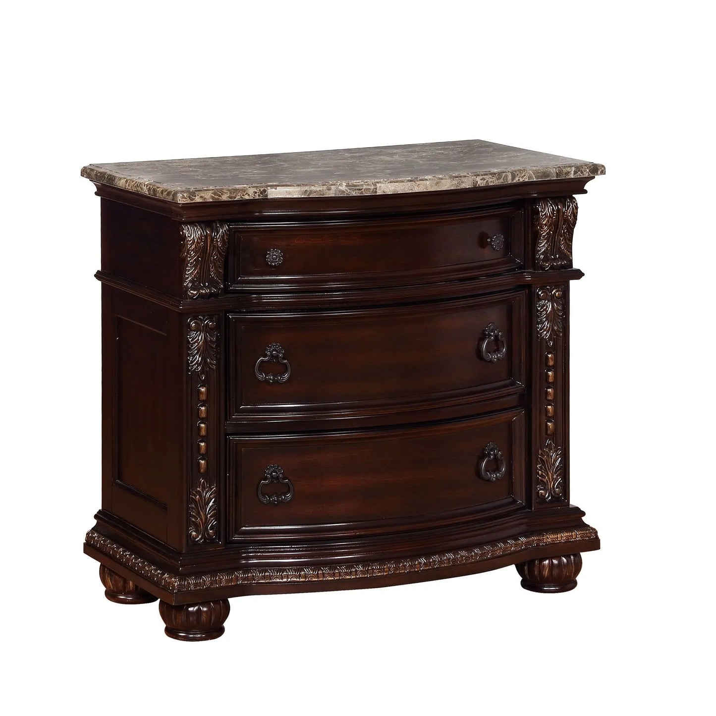 Stanley - Nightstand - Cherry - Ferro Furniture