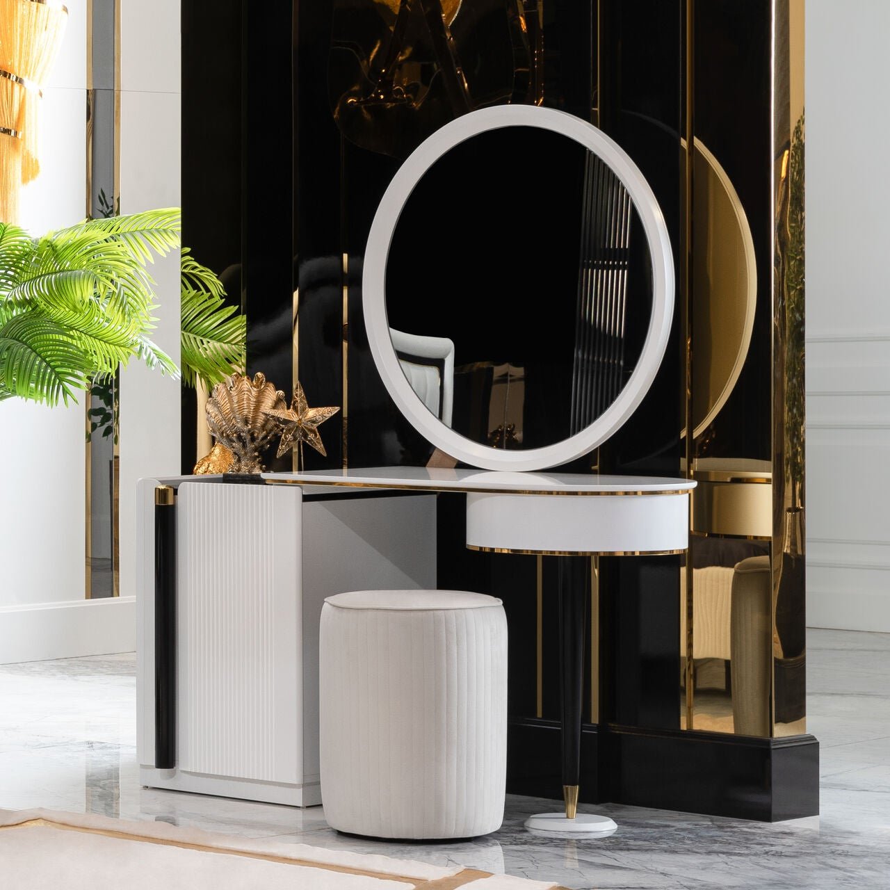 Stella Dresser with Mirror - Ferro Furniture