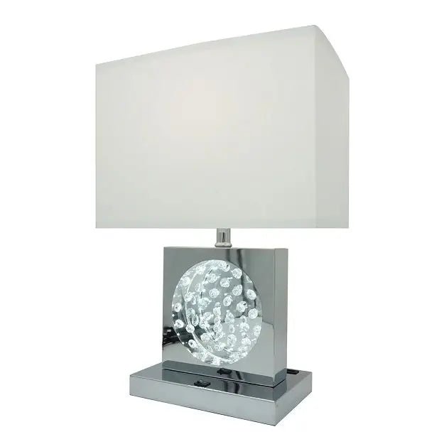Table Lamp - Metal - Chrome - Ferro Furniture