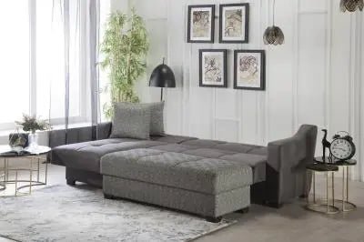 Tahoe Sectional Chaise Part (Melson Dark Gray) 1 Piece - Ferro Furniture