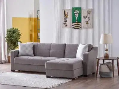 Tahoe Sectional (Verderio Dark Gray) - Ferro Furniture