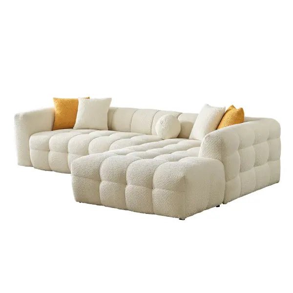 Teddy Sectional Cream - Ferro Furniture