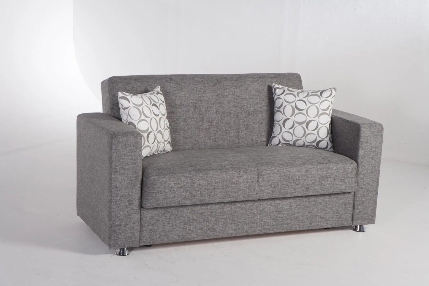 Tokyo Love Seat (Diego Gray) 2 Piece - Ferro Furniture