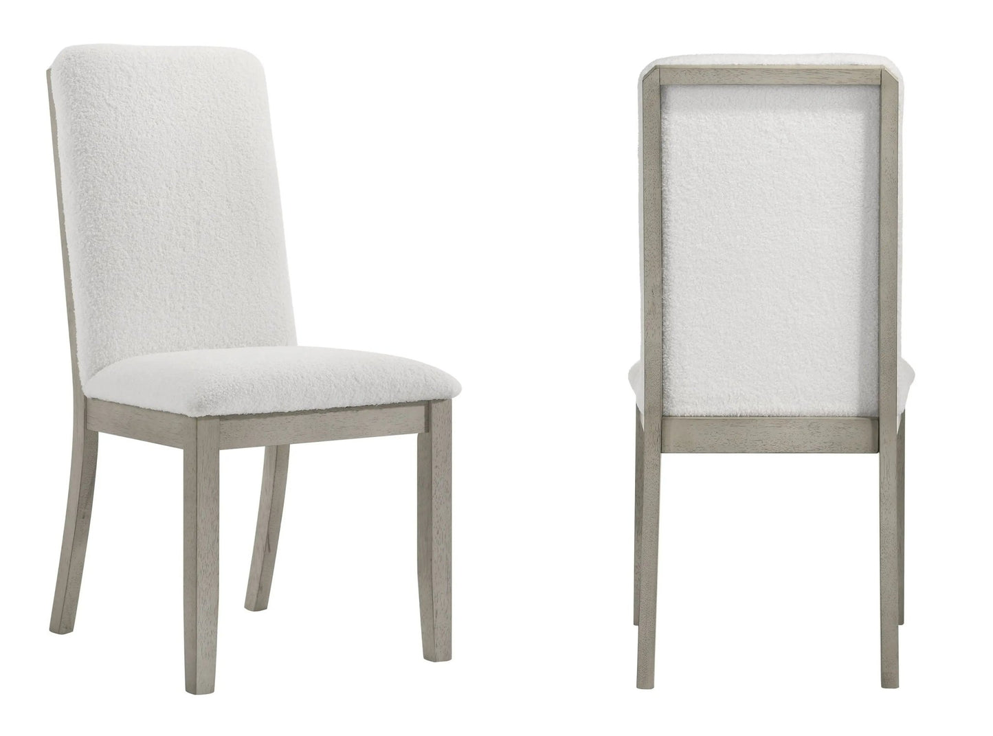 Torrie - Side Chair (Set of 2) - Pearl Silver - Ferro Furniture