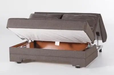 Twist Pull Out Love Seat (Astoral L.Brown) 1 Piece - Ferro Furniture