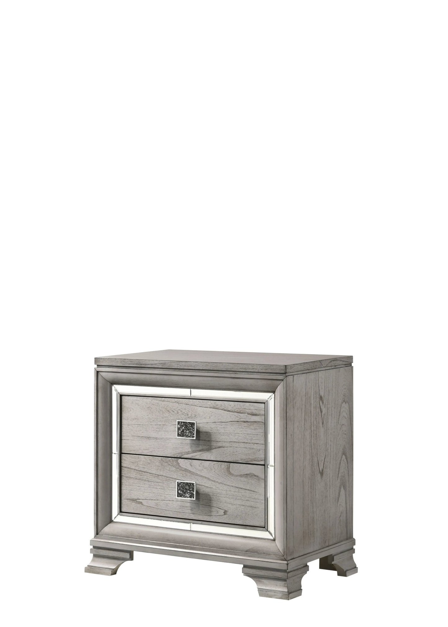 Vail - Nightstand - Gray - Ferro Furniture