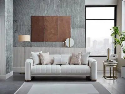 Veronica 3 Seat Sleeper (Merit Cream) - Ferro Furniture