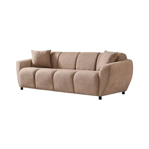 Vizyon Stationary Livingroom Sofa Brown - Ferro Furniture