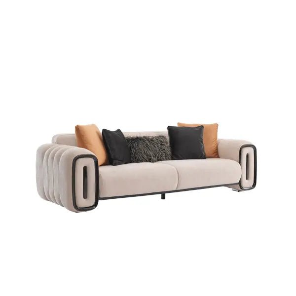 Voyance Stationary 4 Seat Sofa Beige - Ferro Furniture