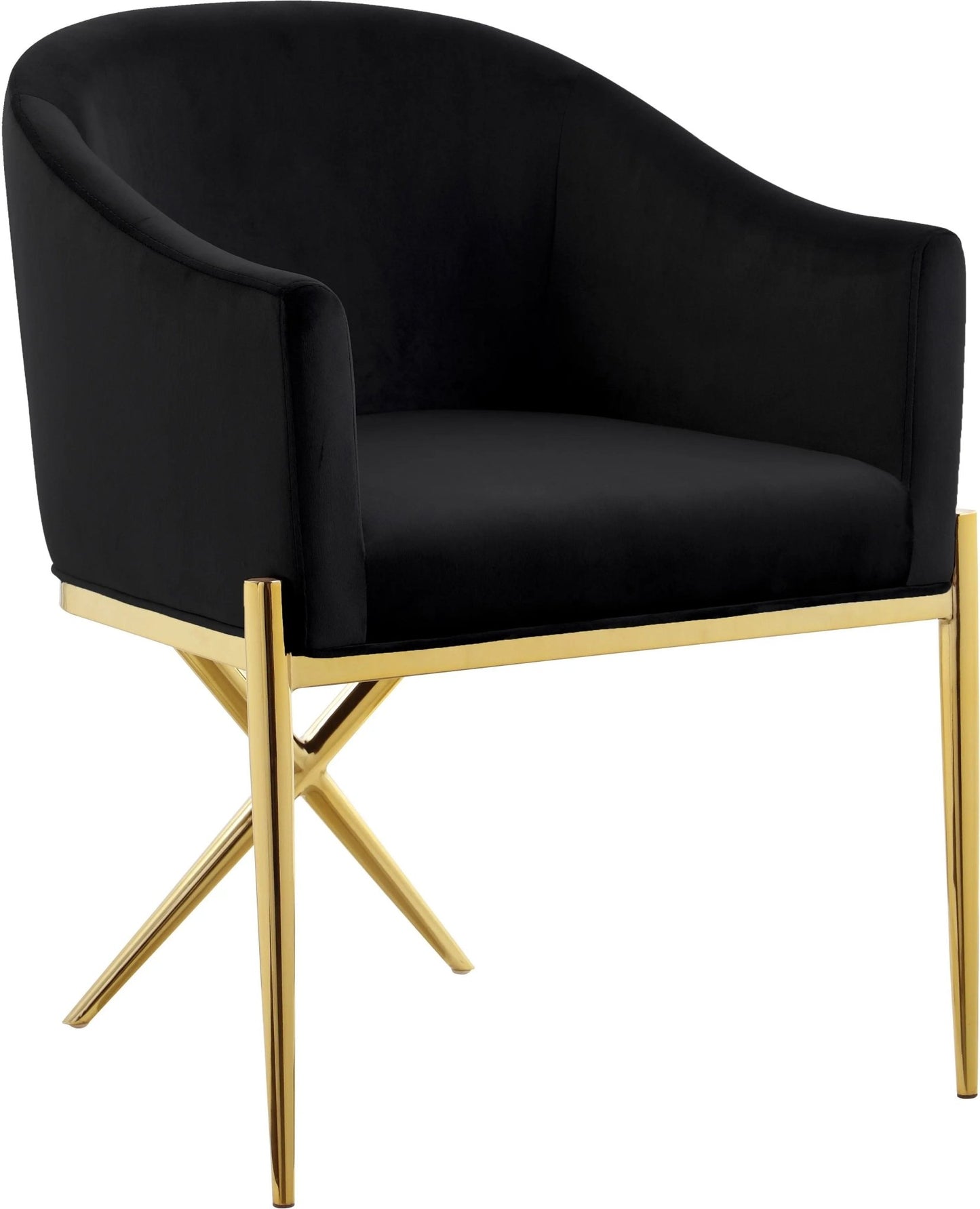 Xavier - Dining Chair with Gold Legs - Ferro Furniture