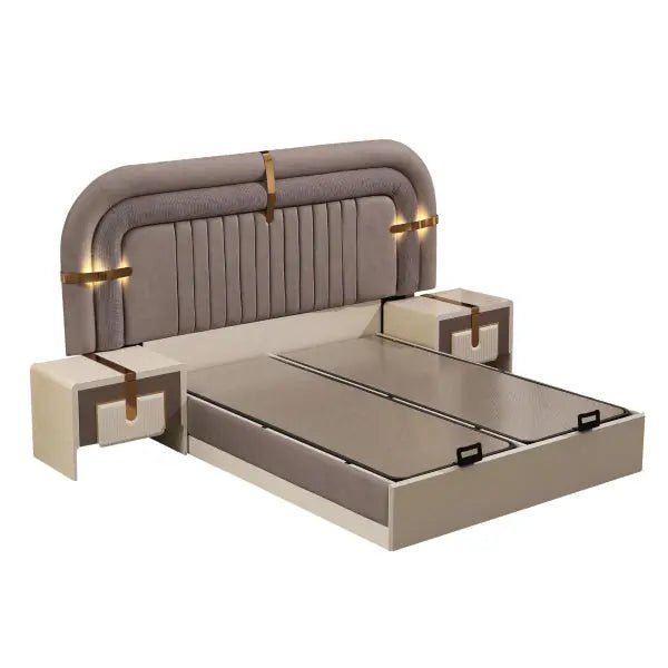 Zurich Queen Frame With Headboard - Ferro Furniture