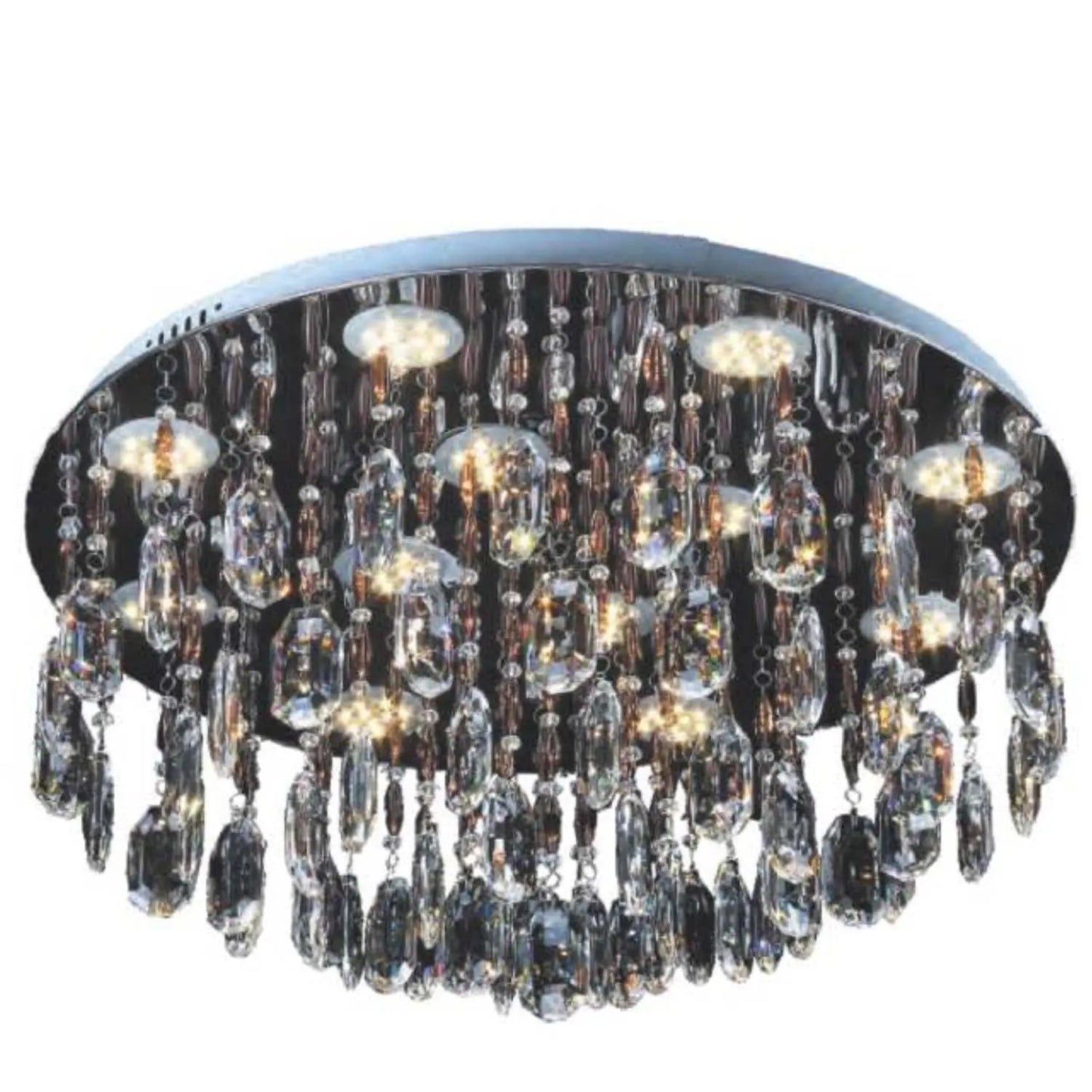 21RND24CH Chrome Round Chandelier - Ferro Furniture