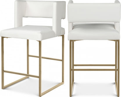 Caleb Vegan Leather Counter Stool