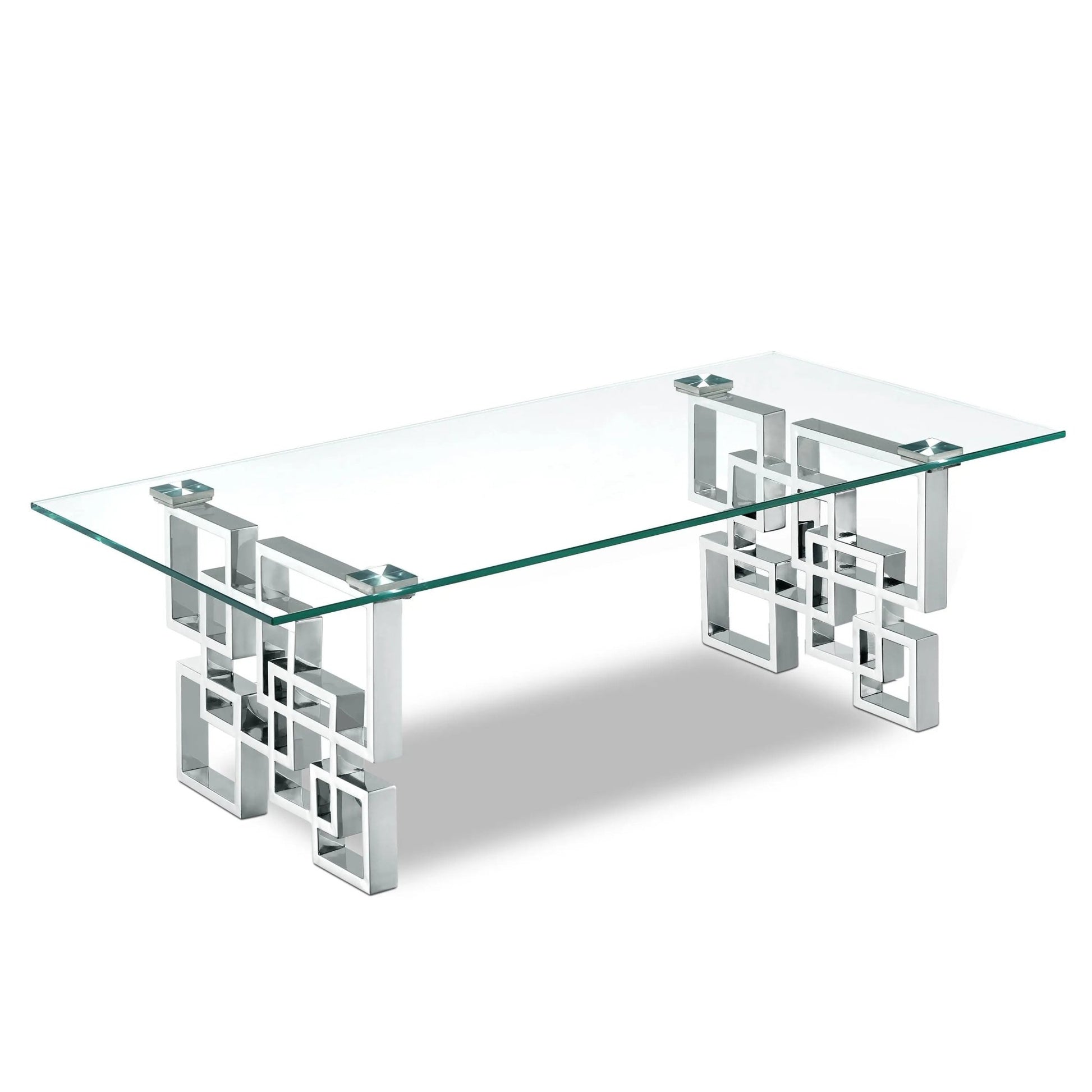 Alexis - Coffee Table - Pearl Silver - Ferro Furniture