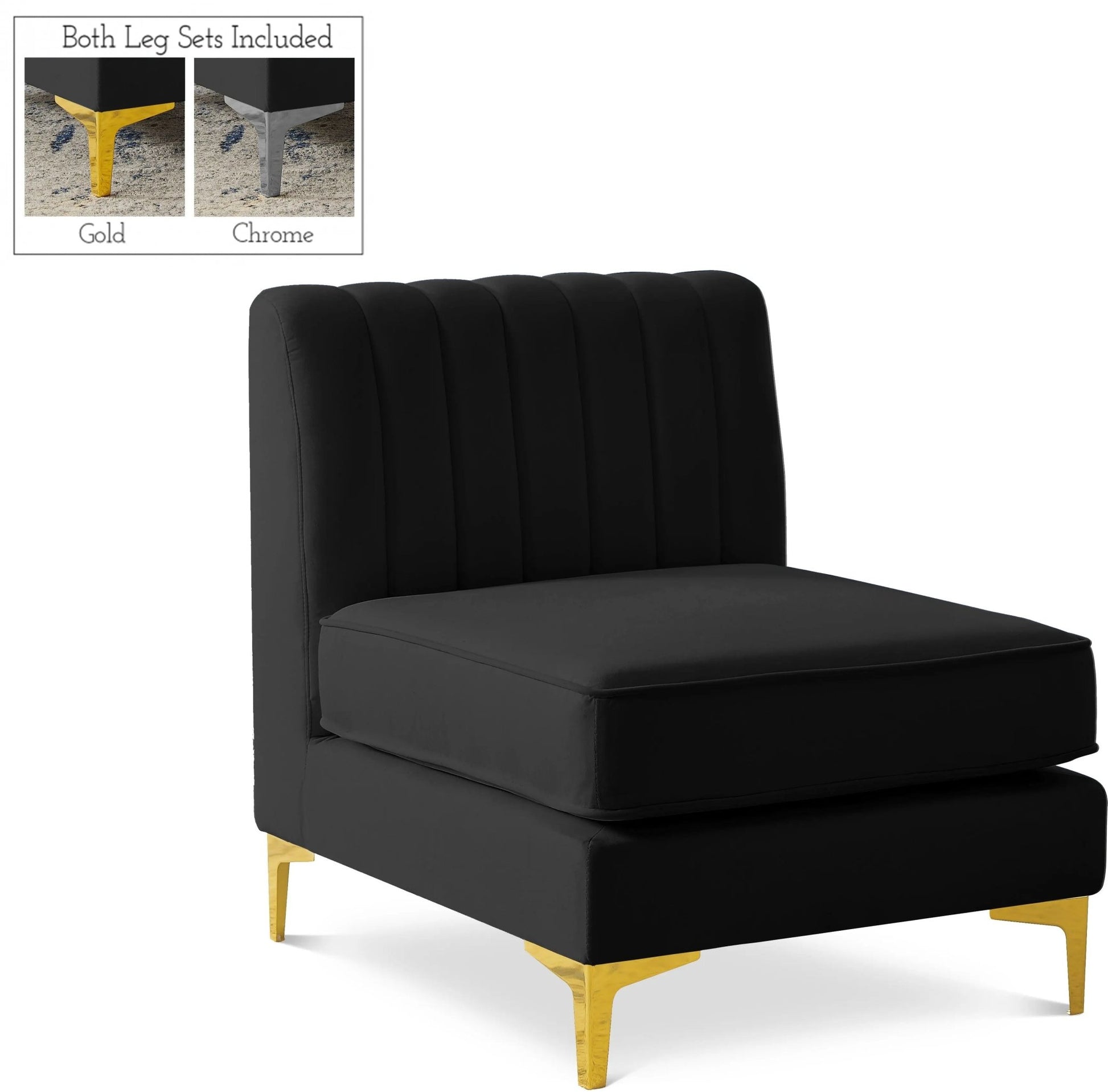 Alina - Armless Chair - Ferro Furniture