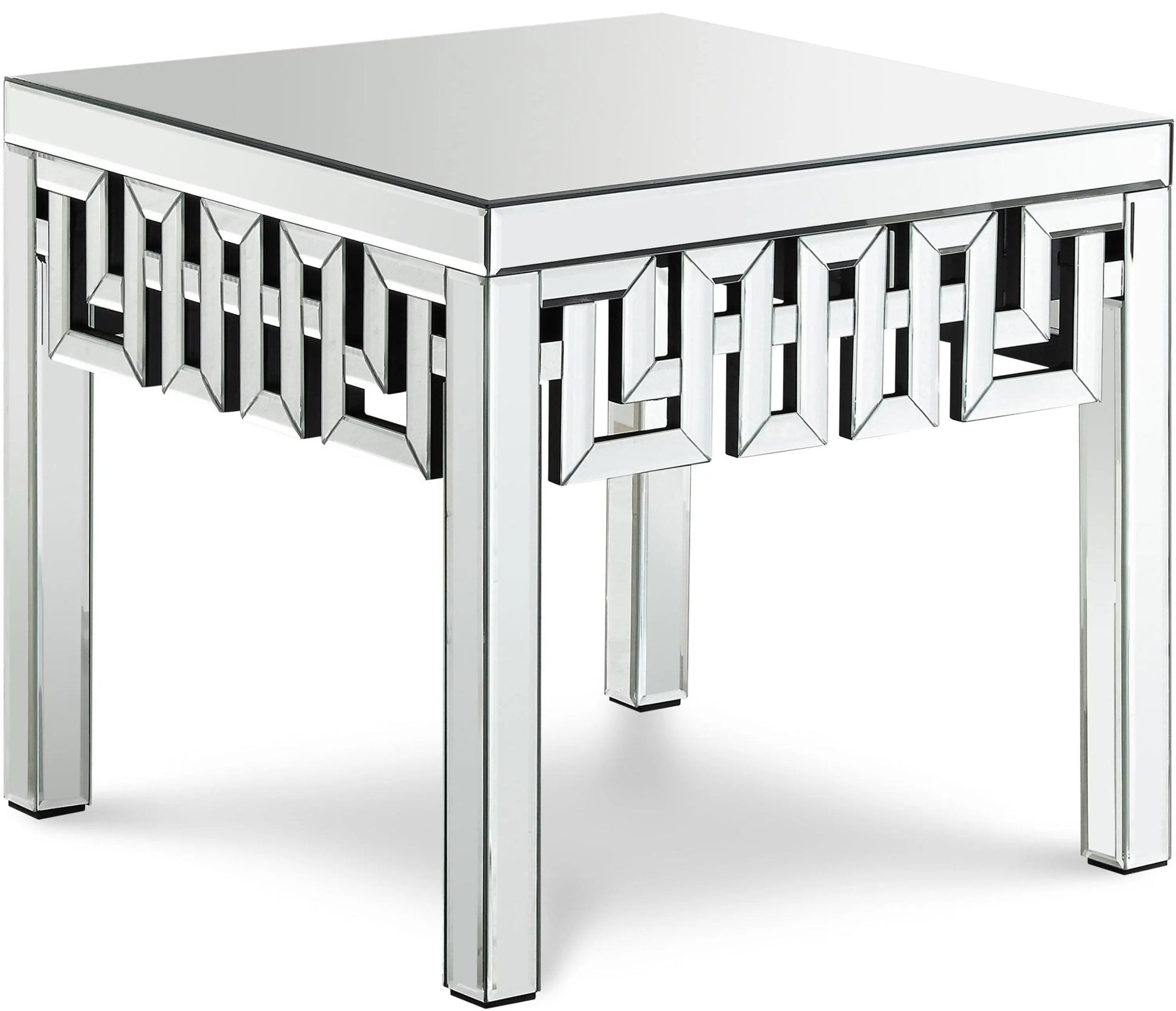 Aria - End Table - Pearl Silver - Ferro Furniture