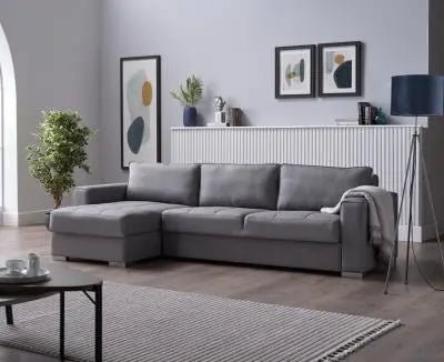 Cooper Sectional (Spar Light Gray) 2 Pieces - Ferro Furniture