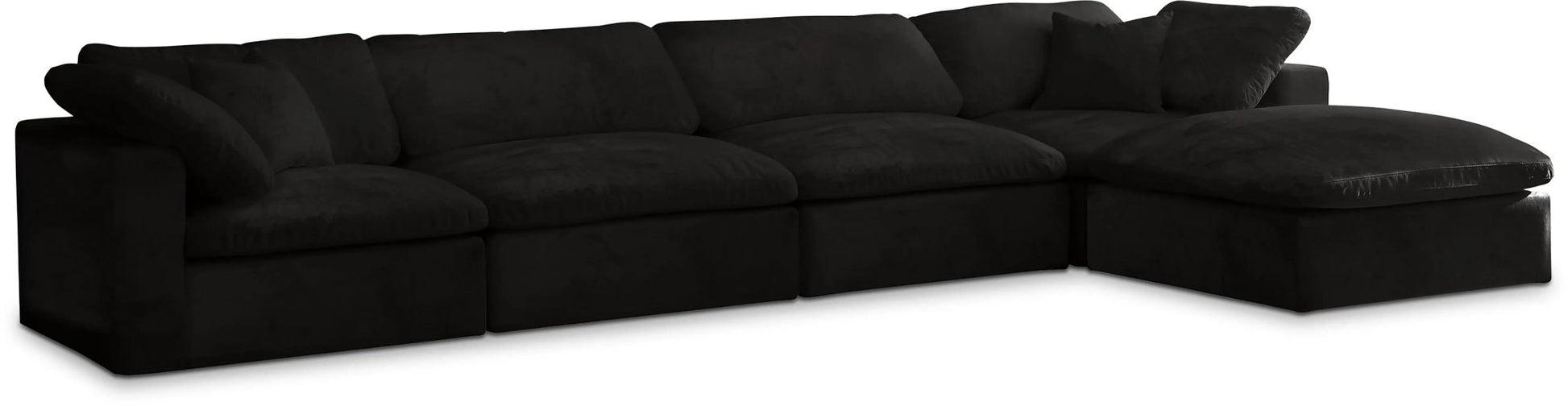 Cozy - 5 Piece Modular Sectional With Chaise - Ferro Furniture