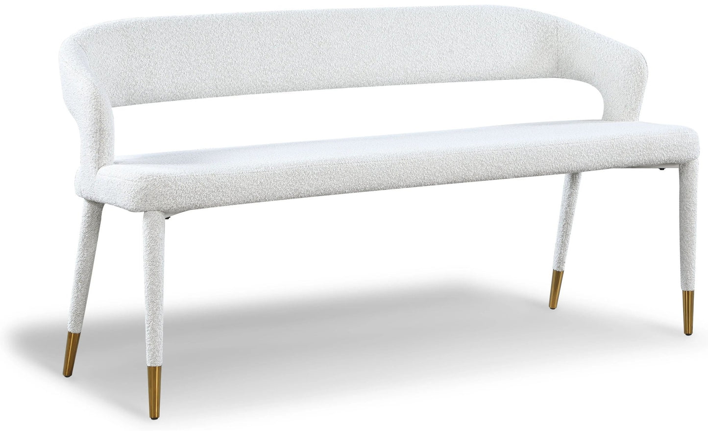 Destiny - Bench - Cream - Fabric - Ferro Furniture