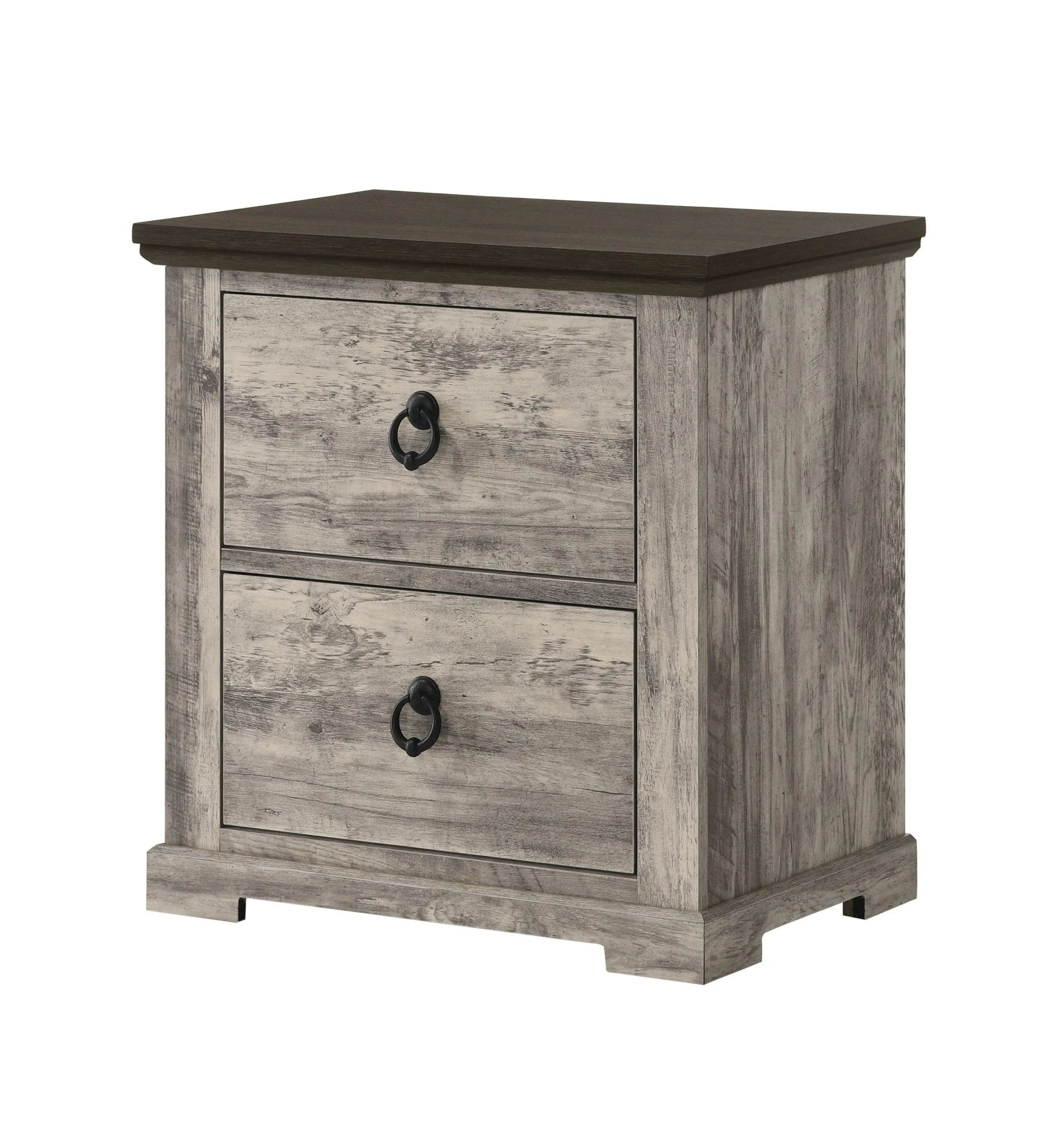 Ella - Mae - Nightstand - Gray - Ferro Furniture