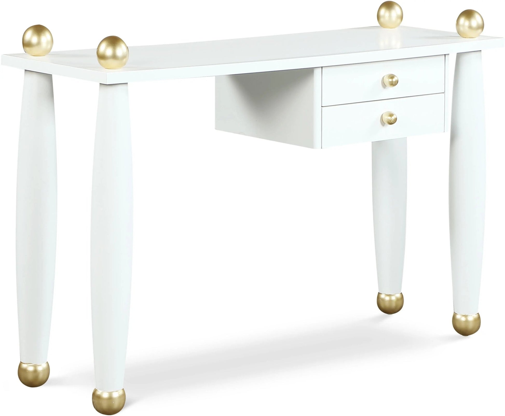 Etro - Desk - White - Ferro Furniture