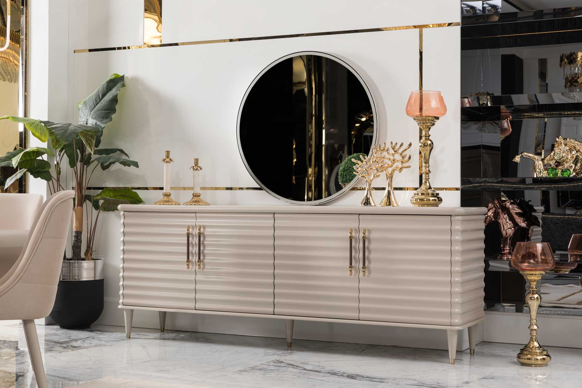 Eyfel Buffet with Mirror - Ferro Furniture