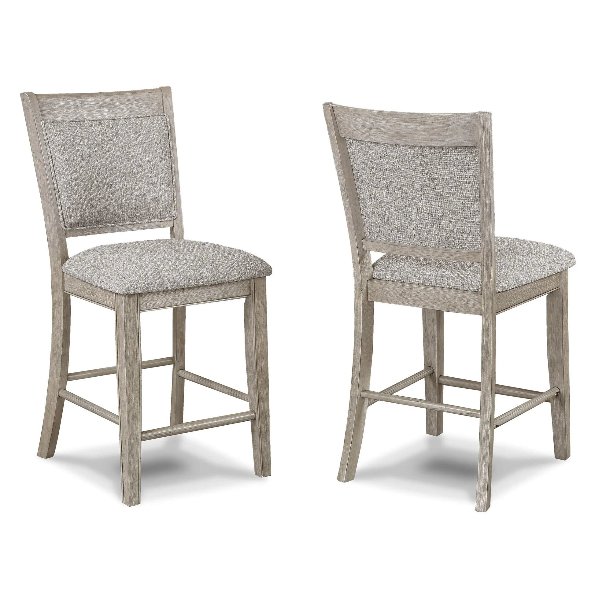 Fulton - Counter Height Chair (Set of 2) - White Oak - Ferro Furniture