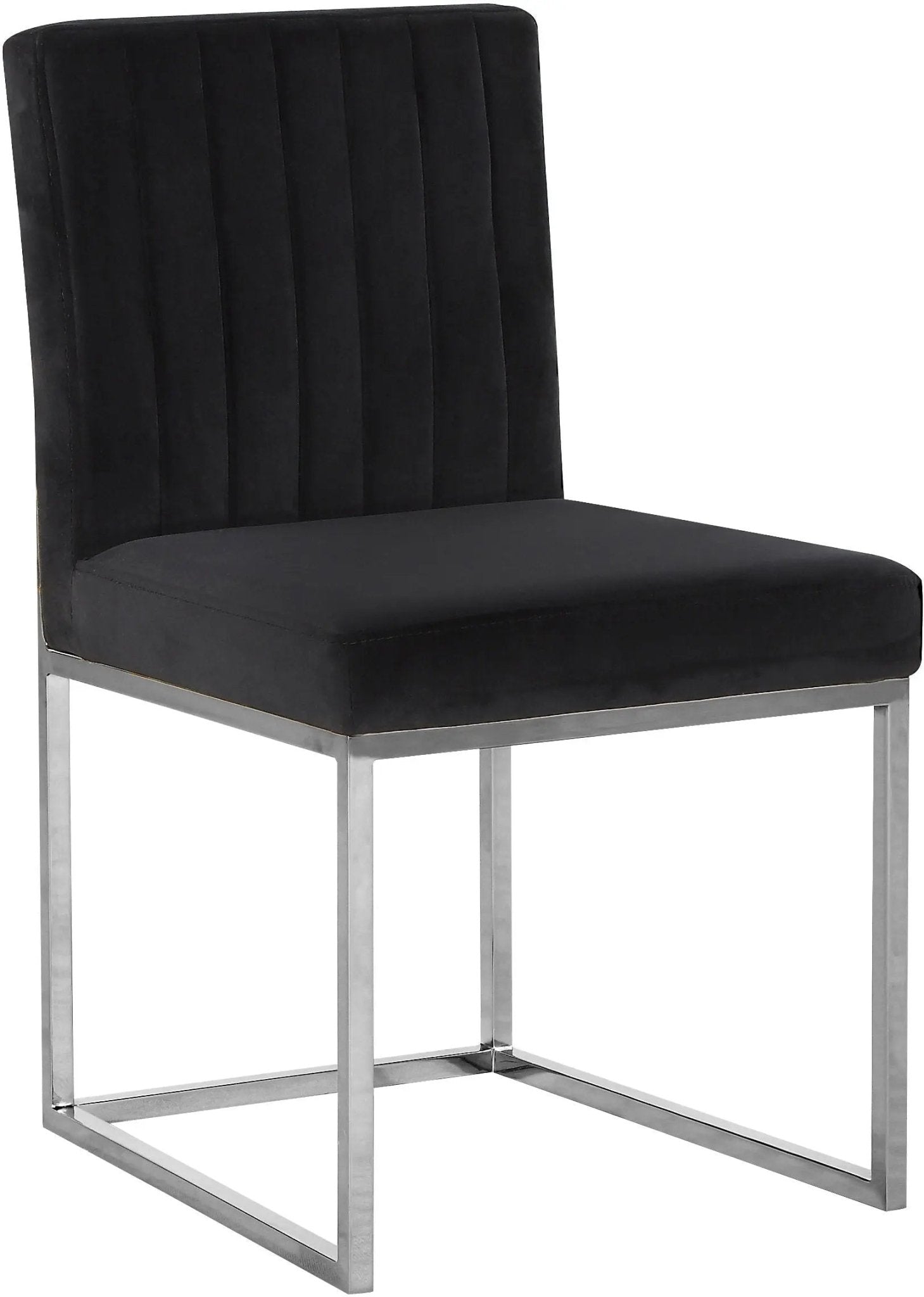 Giselle - Dining Chair with Chrome Base (Set of 2) - Ferro Furniture