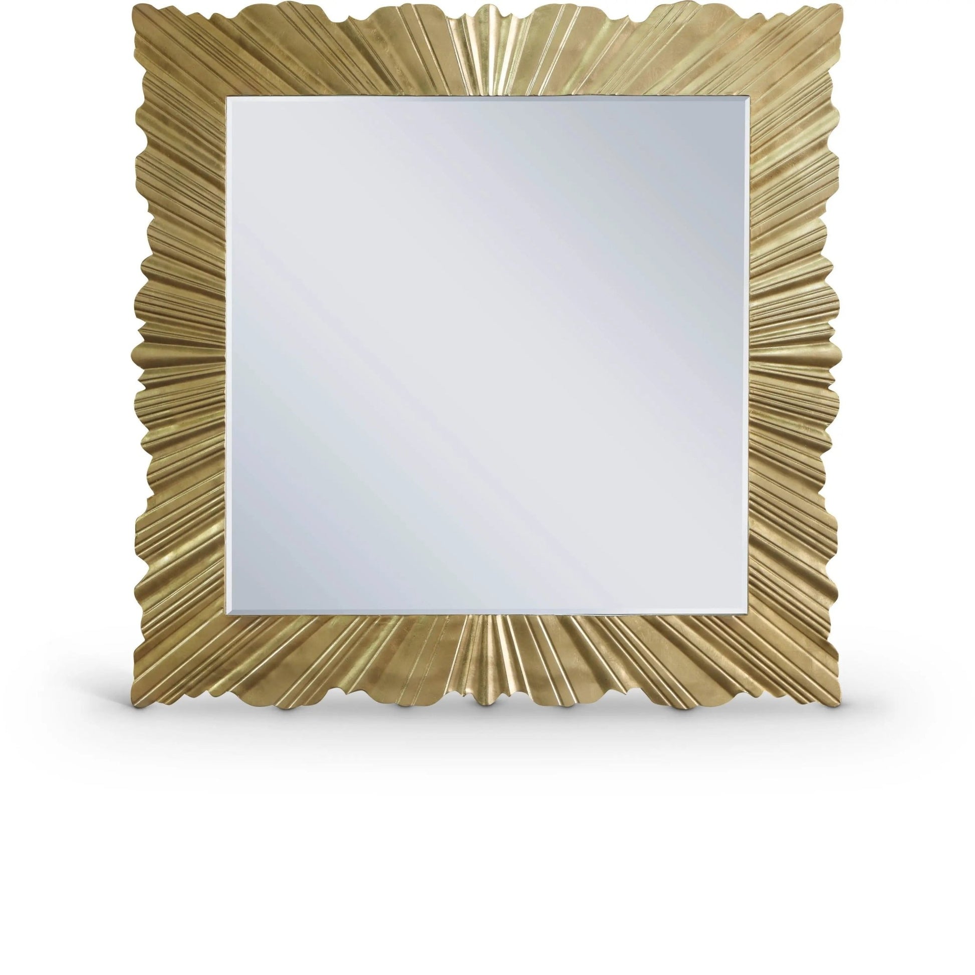 Golda - Leaf Mirror - Gold - Ferro Furniture