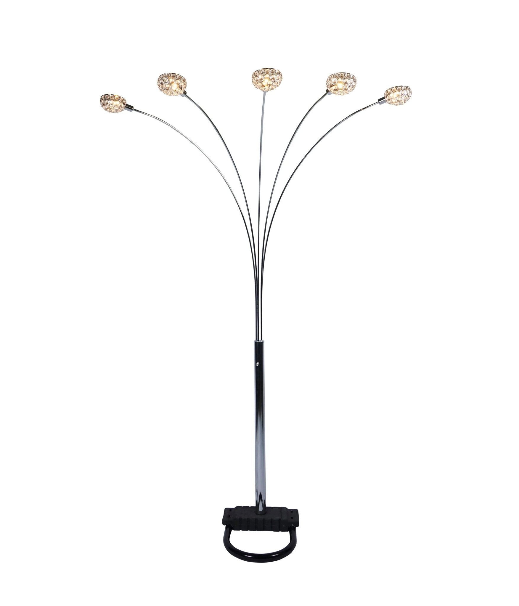 Half Moon Floor Lamp - Black - Ferro Furniture