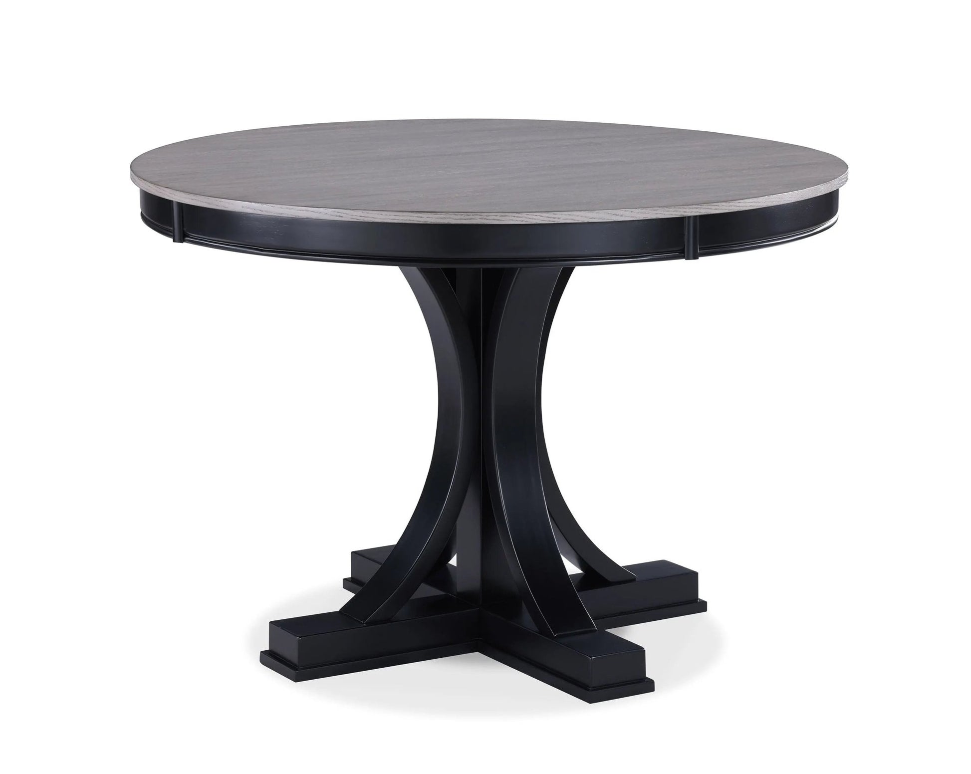 Harriet - Round Dining Table - Charcoal & Gray - Ferro Furniture