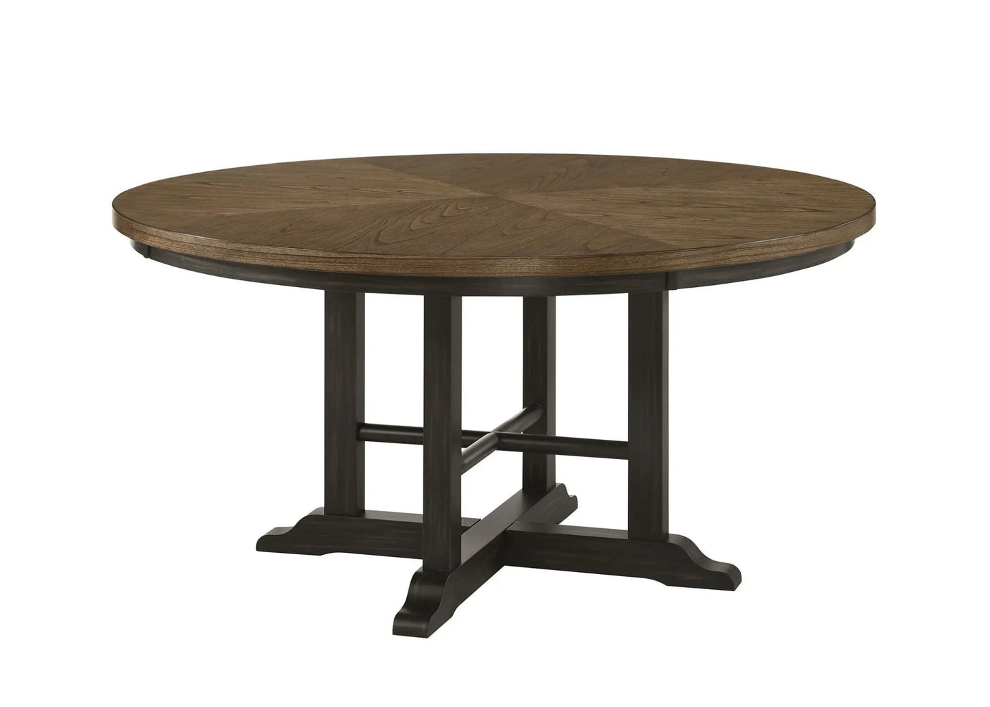 Hilara - Round Dining Table - Dark Brown - Ferro Furniture