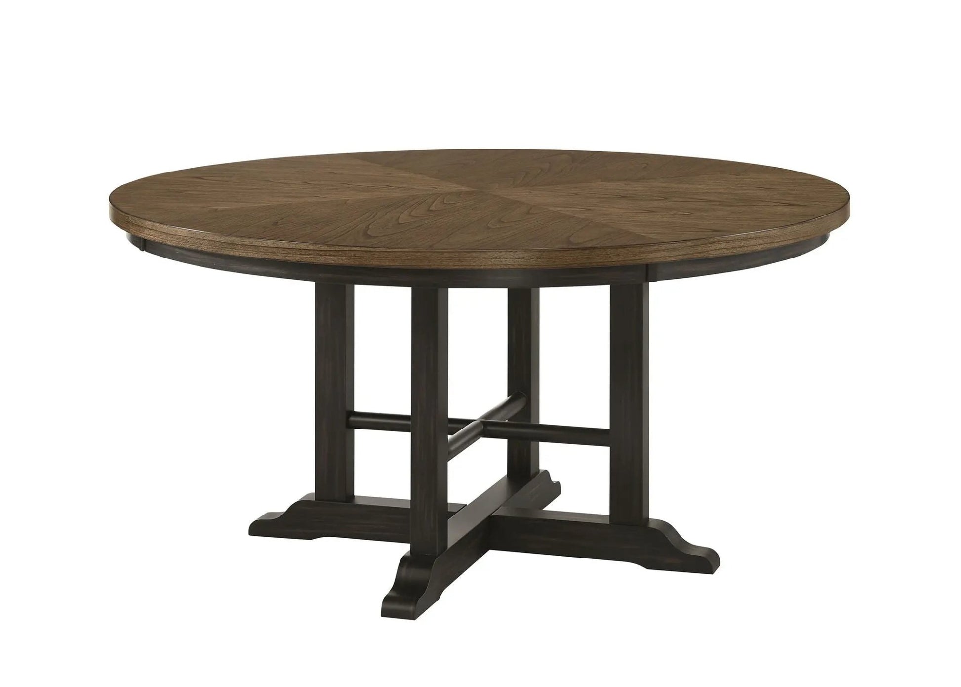 Hilara - Round Dining Table - Dark Brown - Ferro Furniture