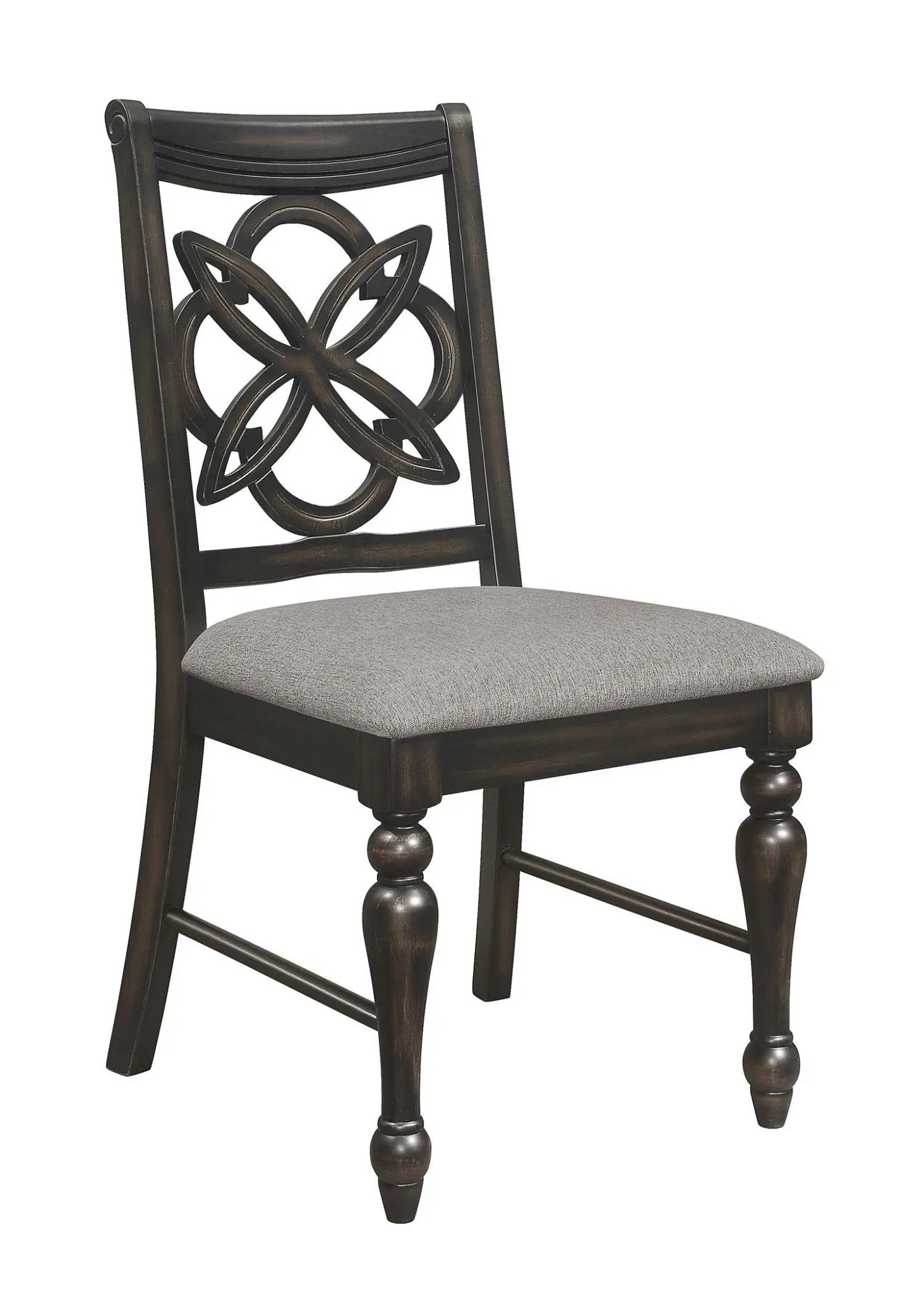 Hilara - Side Chair (Set of 2) - Dark Brown - Ferro Furniture