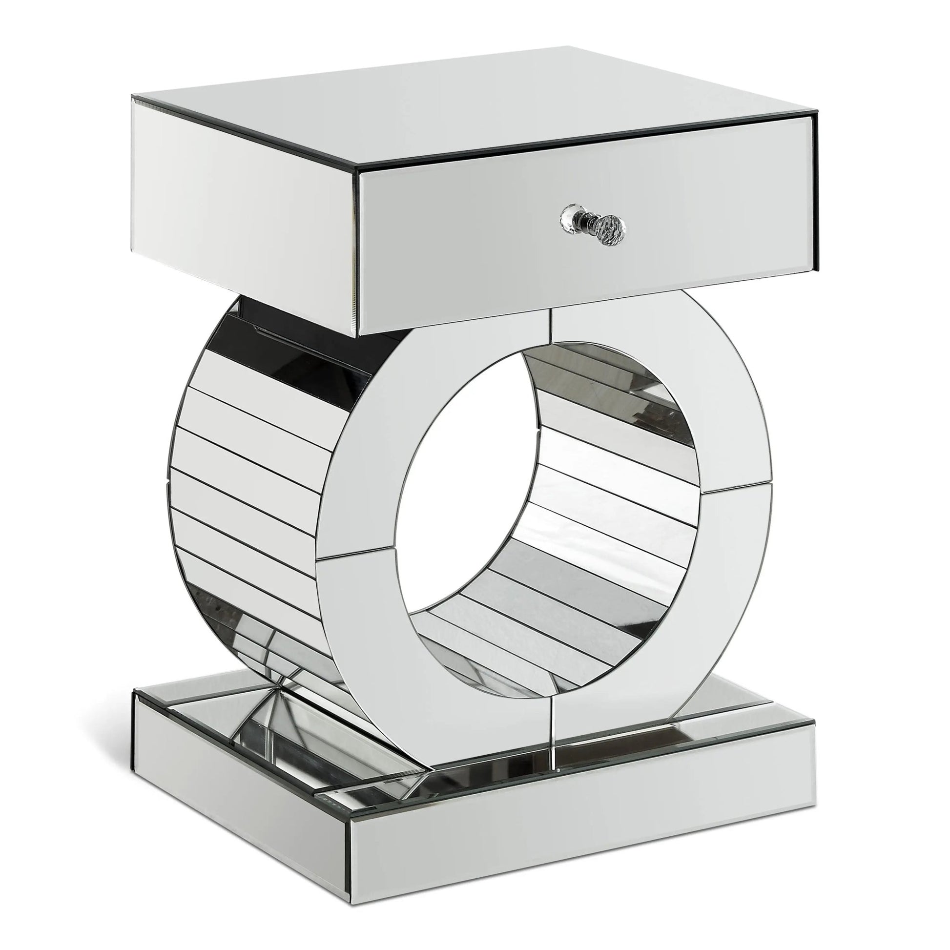 Jocelyn - End Table - Pearl Silver - Ferro Furniture