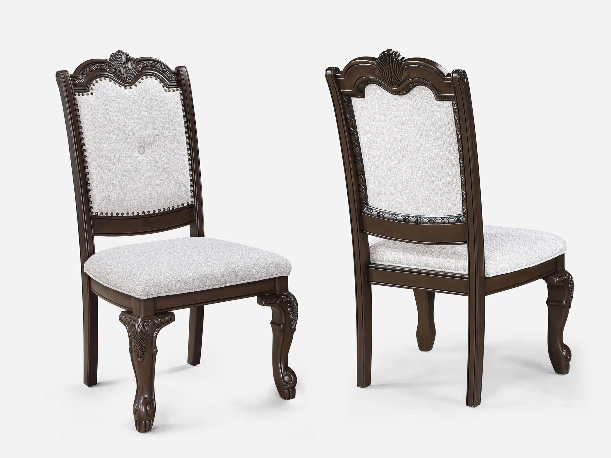 Kiera - Side Chair (Set of 2) - Cherry Brown - Ferro Furniture
