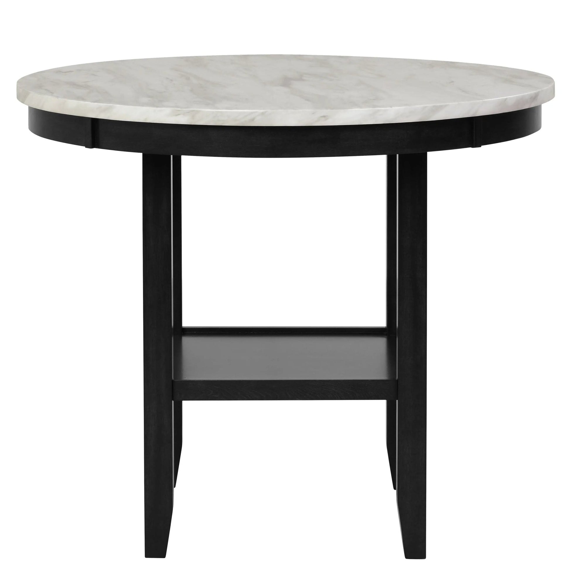 Lennon - Round Counter Height Table - White - Ferro Furniture