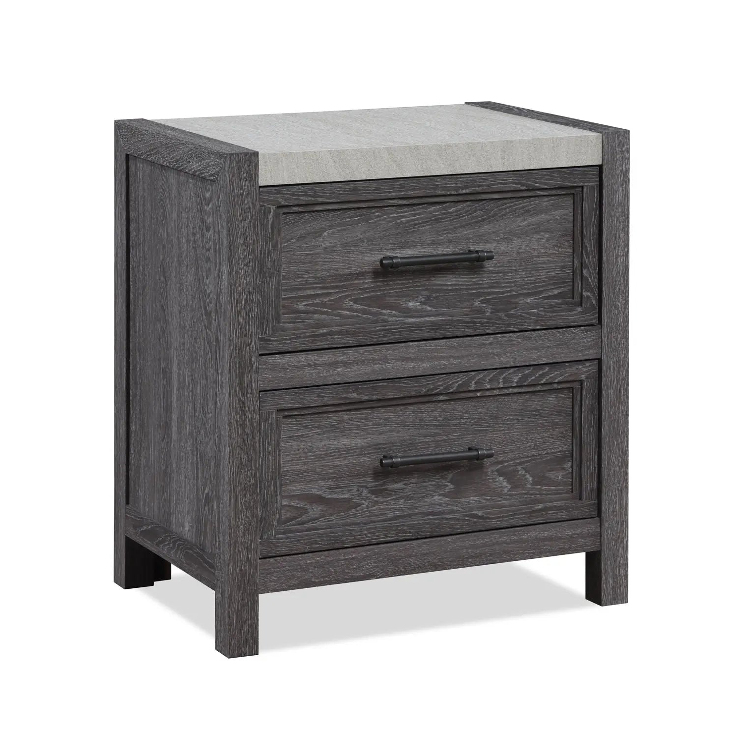 Madsen - Nightstand - Gray - Ferro Furniture